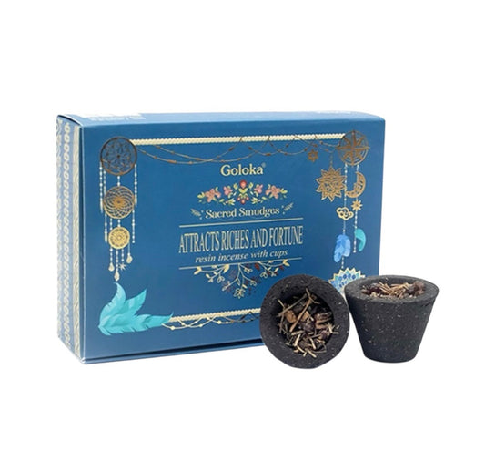 Copos Místicos de Defumação Atrai Riqueza e Fortuna