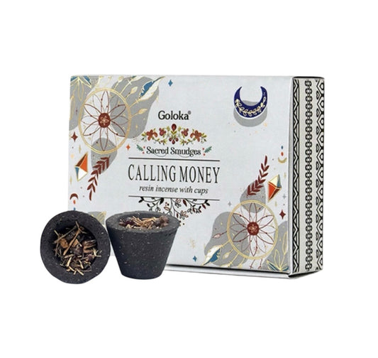 Copos Místicos de Defumação Chama Dinheiro